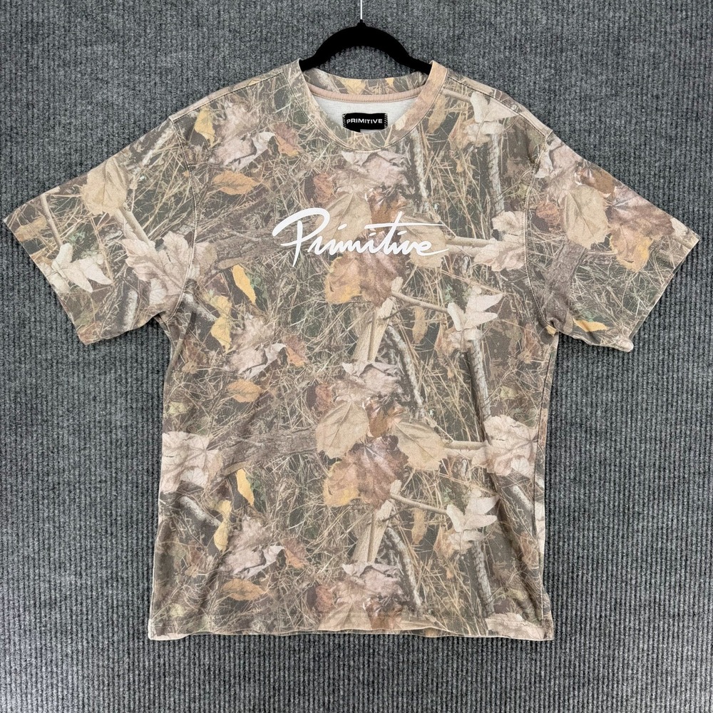 Primitive Nuevo II Camoflauge boxy tee heavyweight T-shirt skateboarding mens XL